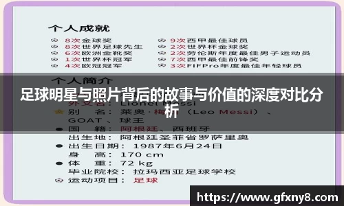 足球明星与照片背后的故事与价值的深度对比分析